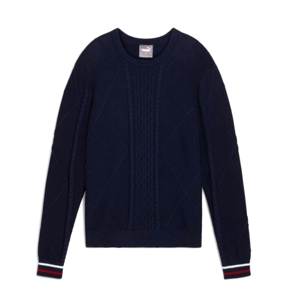 Puma Women's Kate Cable Knit Golf Sweater NWT - Picture 2 of 4